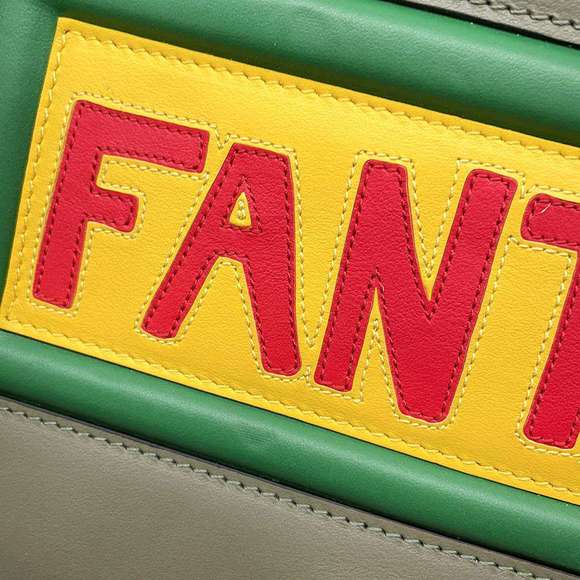 Fendi Shoulder Vocabulary Bag Fantastic Clutch Leather - Picture 8 of 8